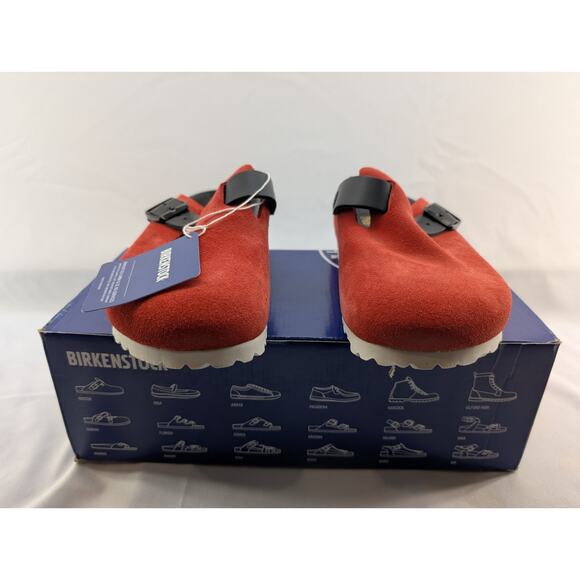 NWT Birkenstock x Concepts Boston BS Clog in Basic Red size EU 38 NARROW FIT - Picture 4 of 6